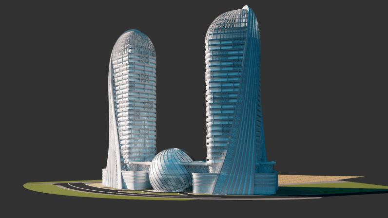 Lusail Azure building